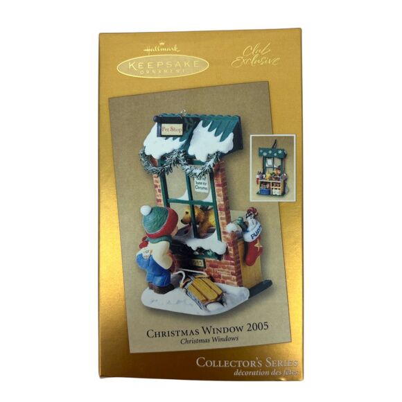 Hallmark Keepsake Ornament Set Snow Day Magic Christmas Window club exclusive - Picture 11 of 12